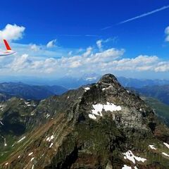 Flugwegposition um 12:38:42: Aufgenommen in der Nähe von Gemeinde Göriach, 5574, Österreich in 2782 Meter